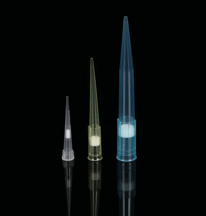 Universal 10 20 100 200 1000 1250 UL Sterile Plastic Disposable Micro Pipette Tips with Filter