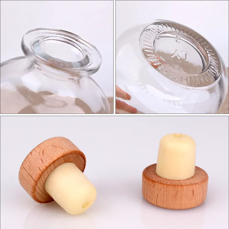 Frosted Glass Bottle View 5