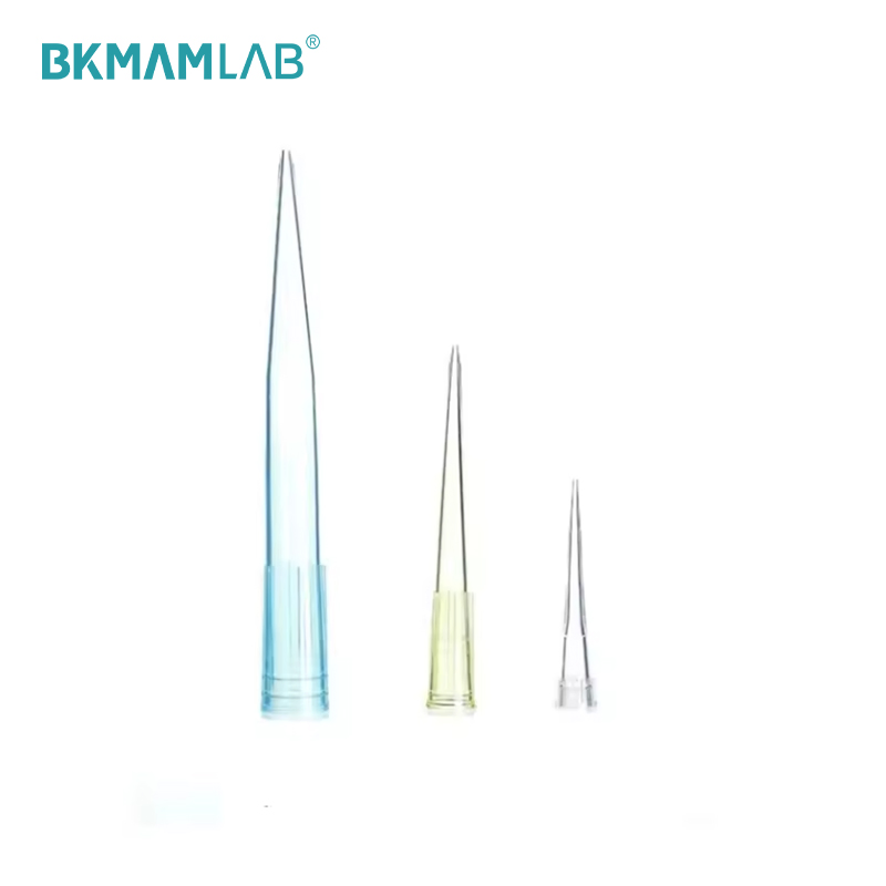 Transparent Yellow Blue Sing-Use Pipette Tip with Rack/Bag Packaging Filter Pipette Tip