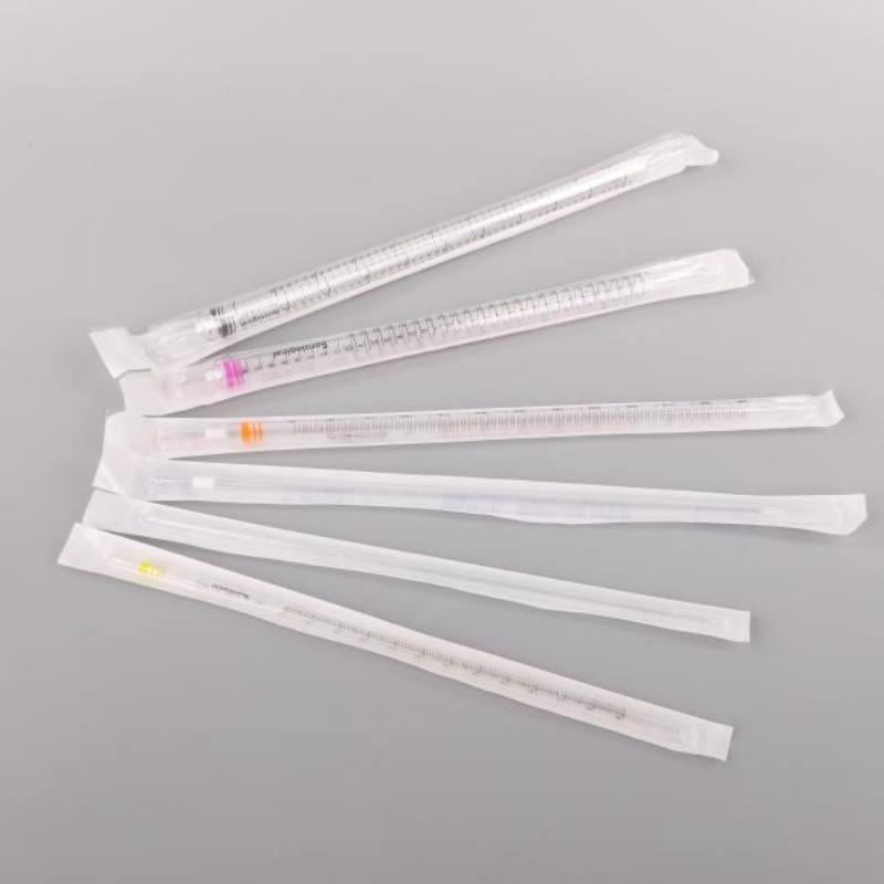 Disposable Sterile 1ml 2ml 5ml 10ml 25ml 50ml 100ml Glass Serological Pipettes