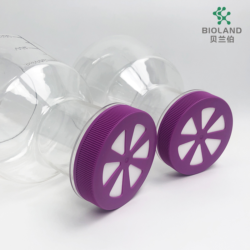 5000ml Erlenmeyer Flask Plastic PETG Flask for Shake Flask Suspension Cell Culture