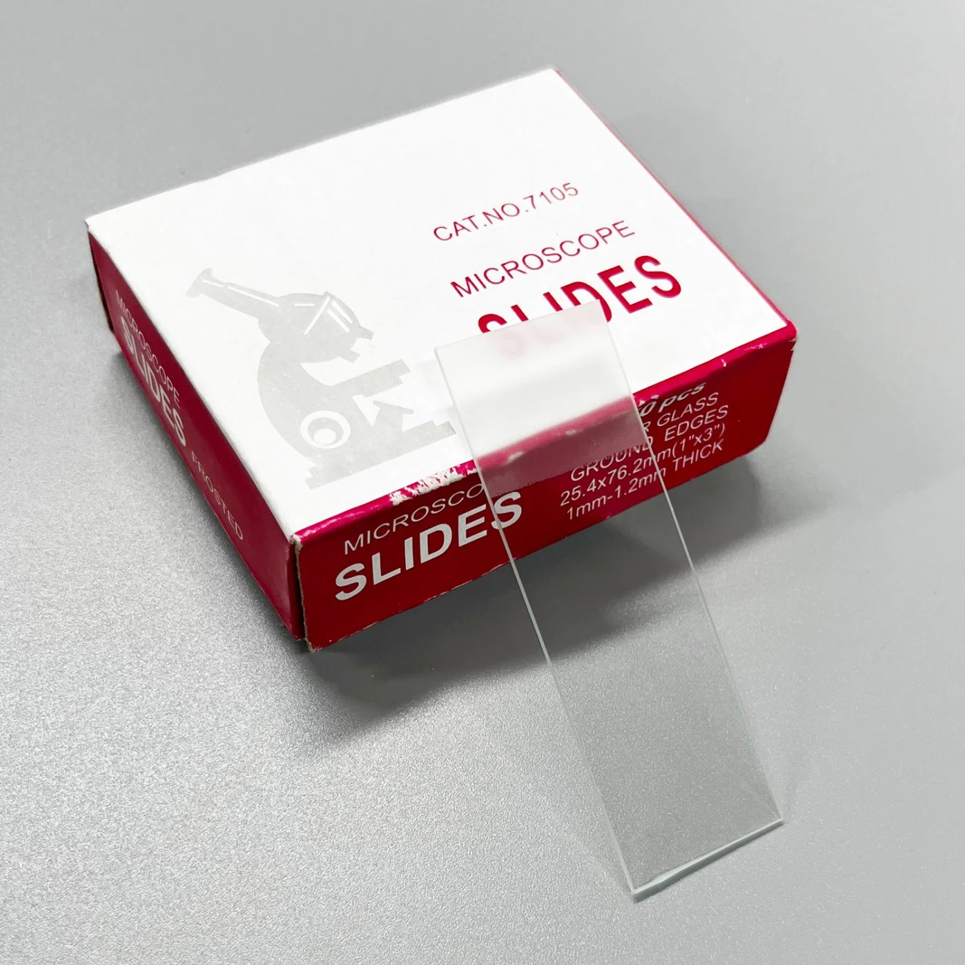 Siny Disposable Medical Positive Charge Glass Prepared Microscope Slide 7101 with CE