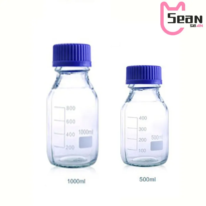 Lab Use Chemical Glass Reagent Bottle Thick-Walled Narrow Mouth