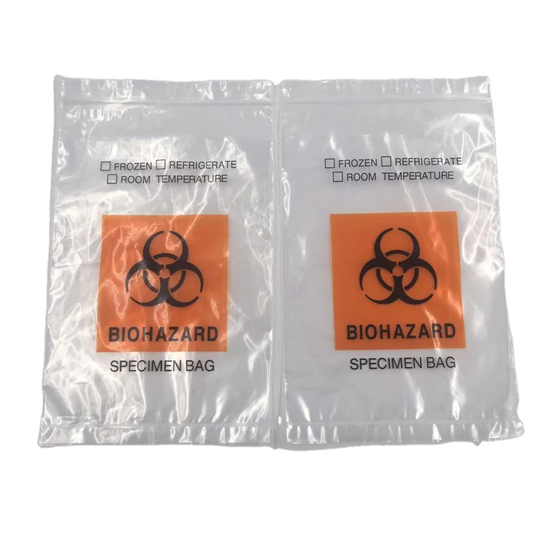 Leakproof 95kpa Biohazard Specimen Pressure Bag for Transporting Samples of Biological Substance 95kpa Specimen Bag