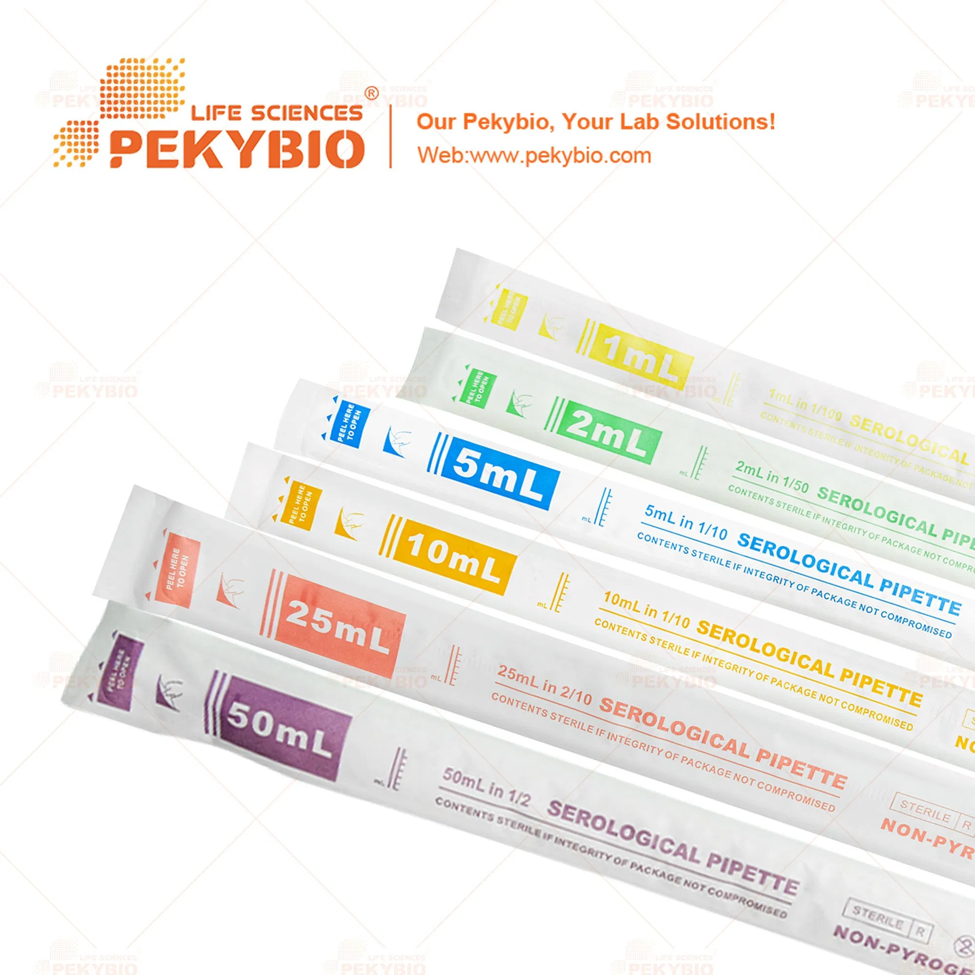 Lab Consumable Disposable Sterile Serological Pipettes