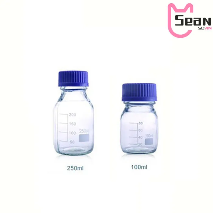 Lab Use Chemical Glass Reagent Bottle Thick-Walled Narrow Mouth