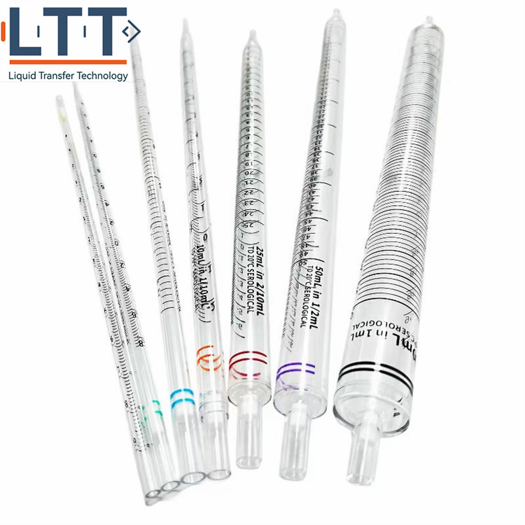 Hot Selling Laboratory Testing Use Wholesale Glass Serological Pipettes for Medical Examination