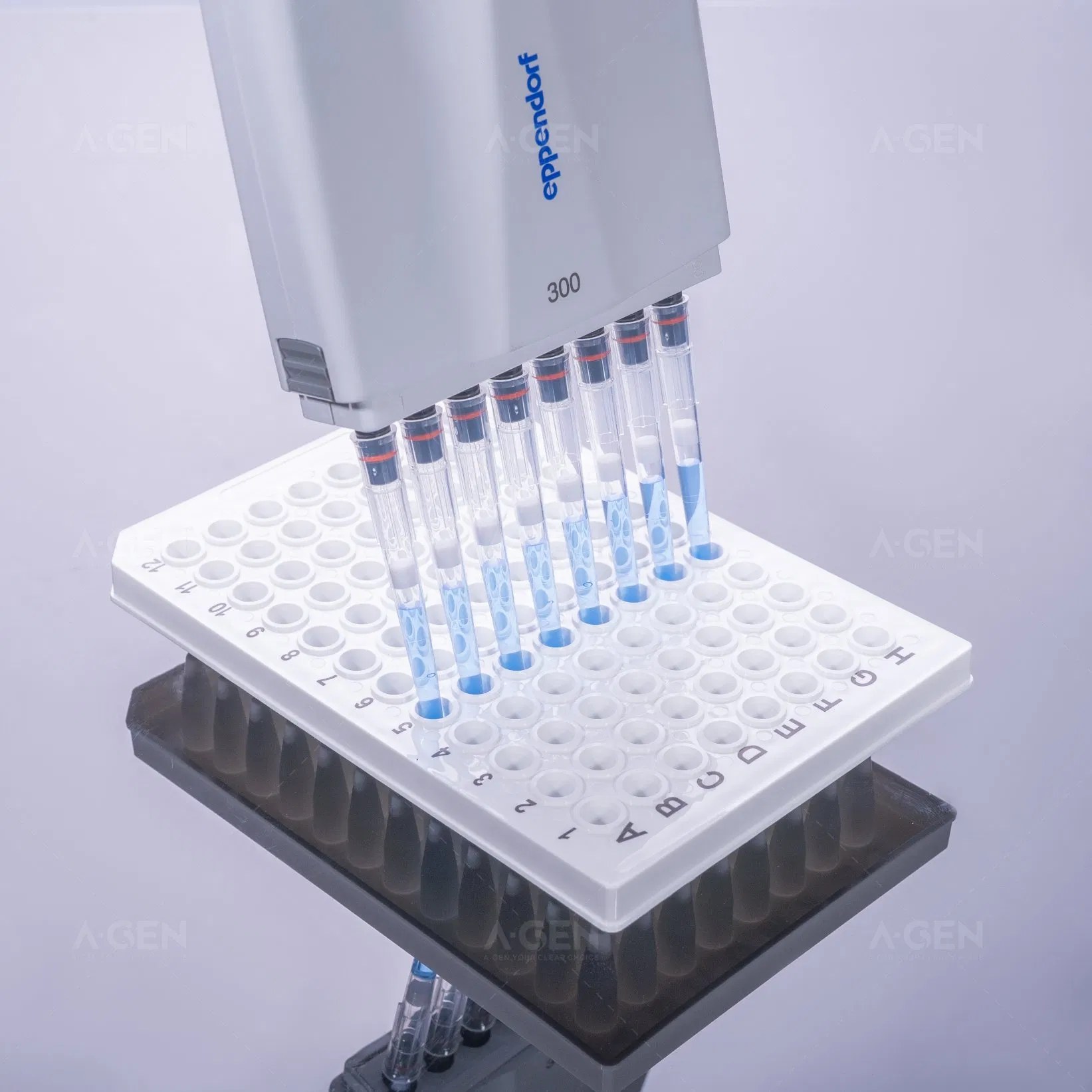 Laboratory PCR Plate 0.2ml 96 Well PCR Plate Not / Half / Full Skirt