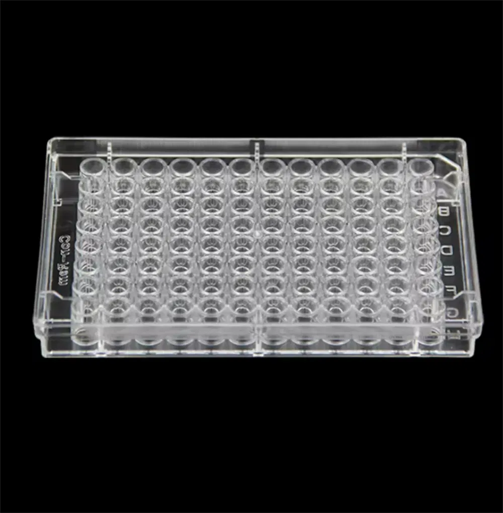 White Disposable Plates Sterile Tissue 96 Well Plate Flat Bottom Multi-Well Cell Culture Dish