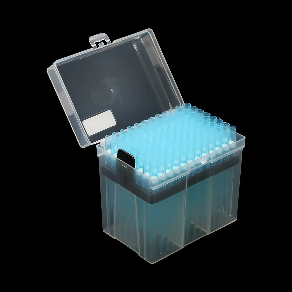 Factory Price Lab 10UL 20UL 100UL 200UL 1000UL 5ml Racked Filter Micro Dnase Rnase Free Box Sterile Pipette Tips with Filter