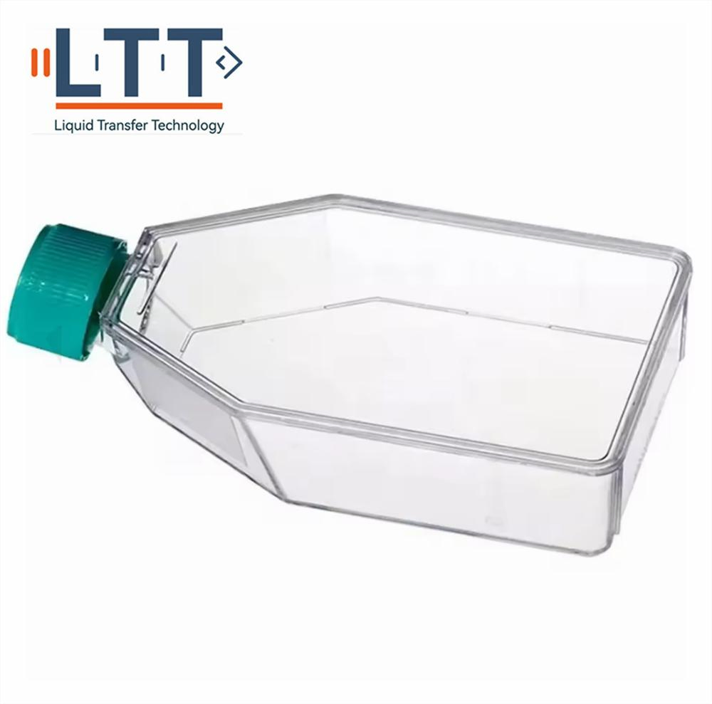 Medical Science Cell Tissue Culture Bottle Flask 250ml Plastic Sterile Cell Culture Flask