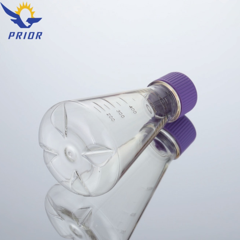 250ml Laboratory PC Cell Culture Flat Bottom Erlenmeyer Flask