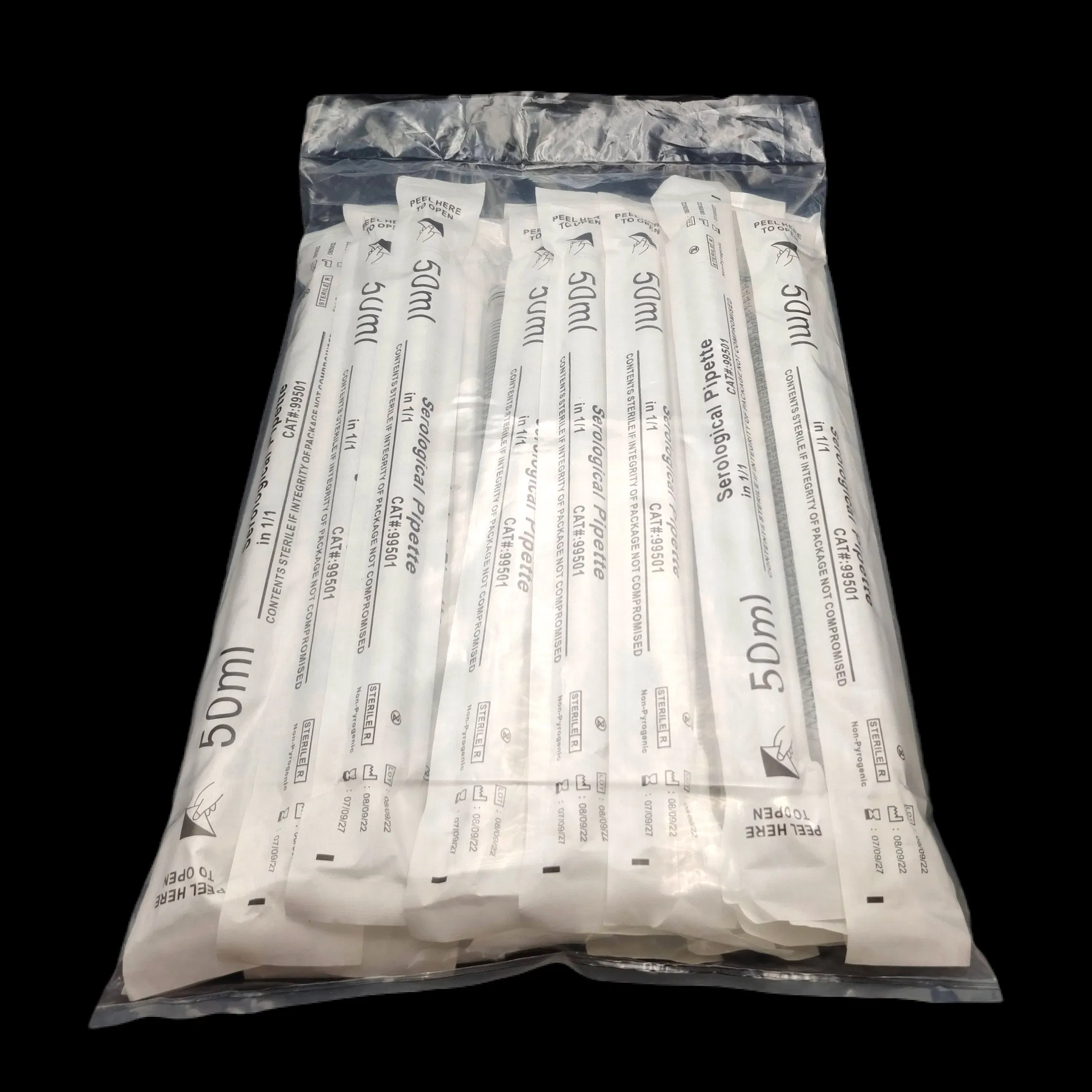 10ml Sterile Serological Pipette Dnase/Rnase Free for Laboratory Research Use