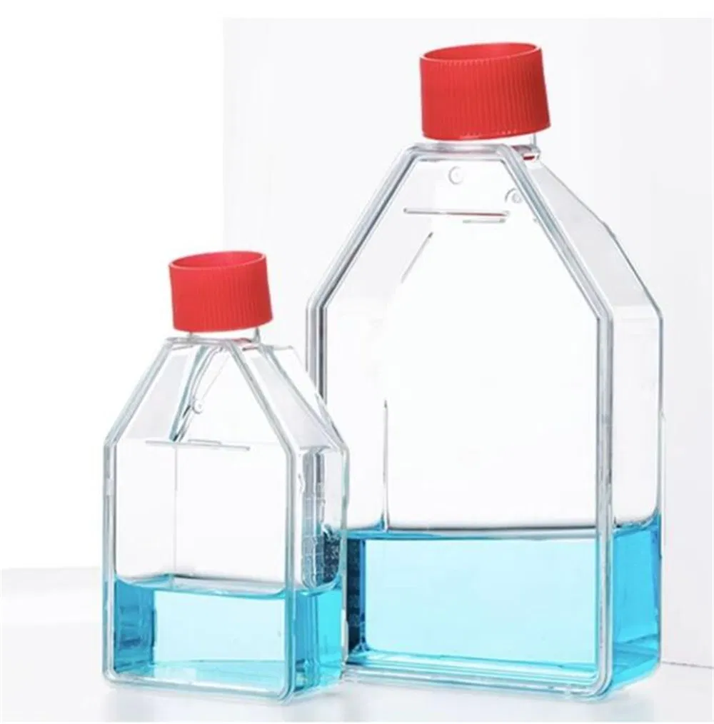 Cell Culture Flasks Plastic Hot Sale 50 Ml 250 Ml 750 Ml 950 Ml with Competitively Price