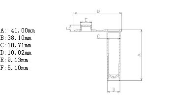 Glossy Self Stand Centrifuge Tube for Molecular Biology Testing