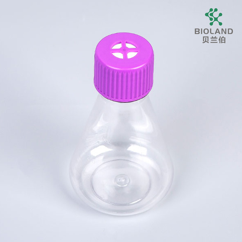 250ml Erlenmeyer Flask Plastic PETG Shake Flask Suspension Cell Culture Flask