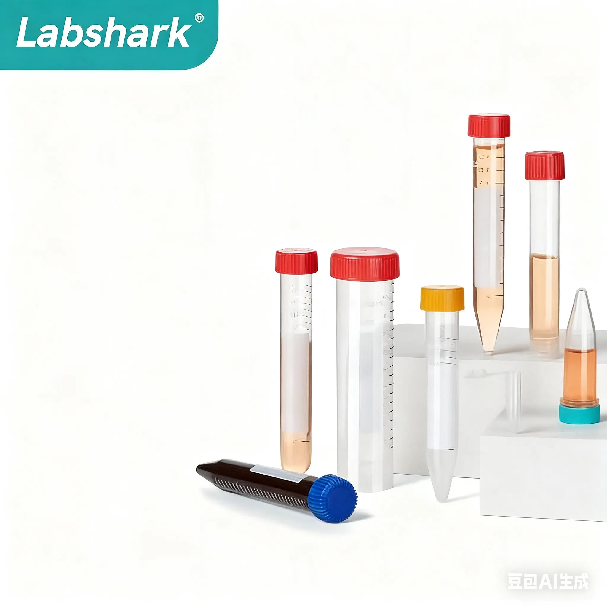 Labshark High-Quality Disposable High-G-Force Plastic Centrifuge Tube for Laboratory