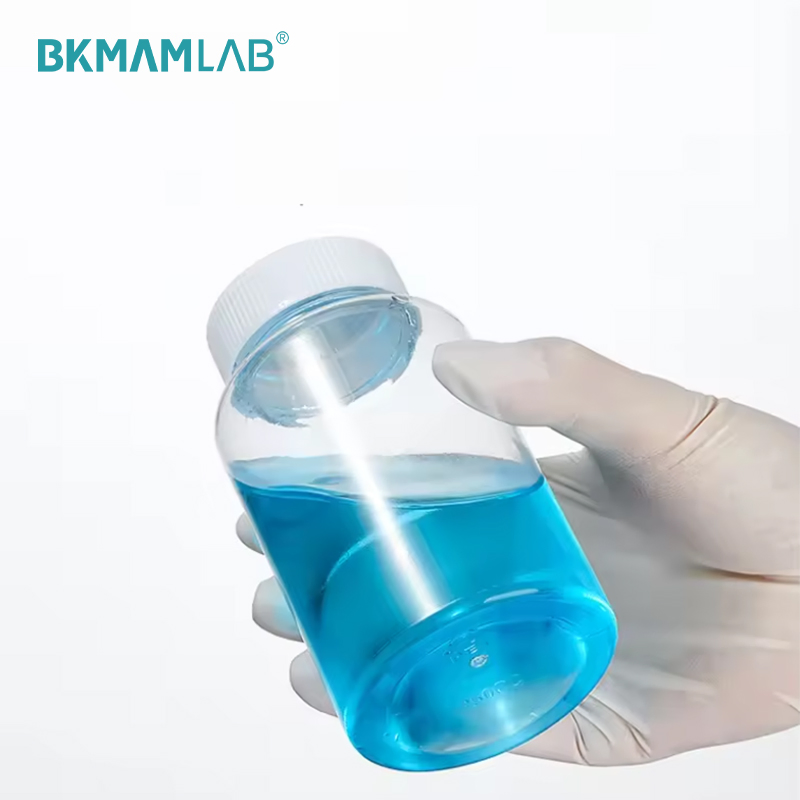 Plastic Laboratory Bottles Transparent Pet Reagent Bottles 100/250/500/1000ml