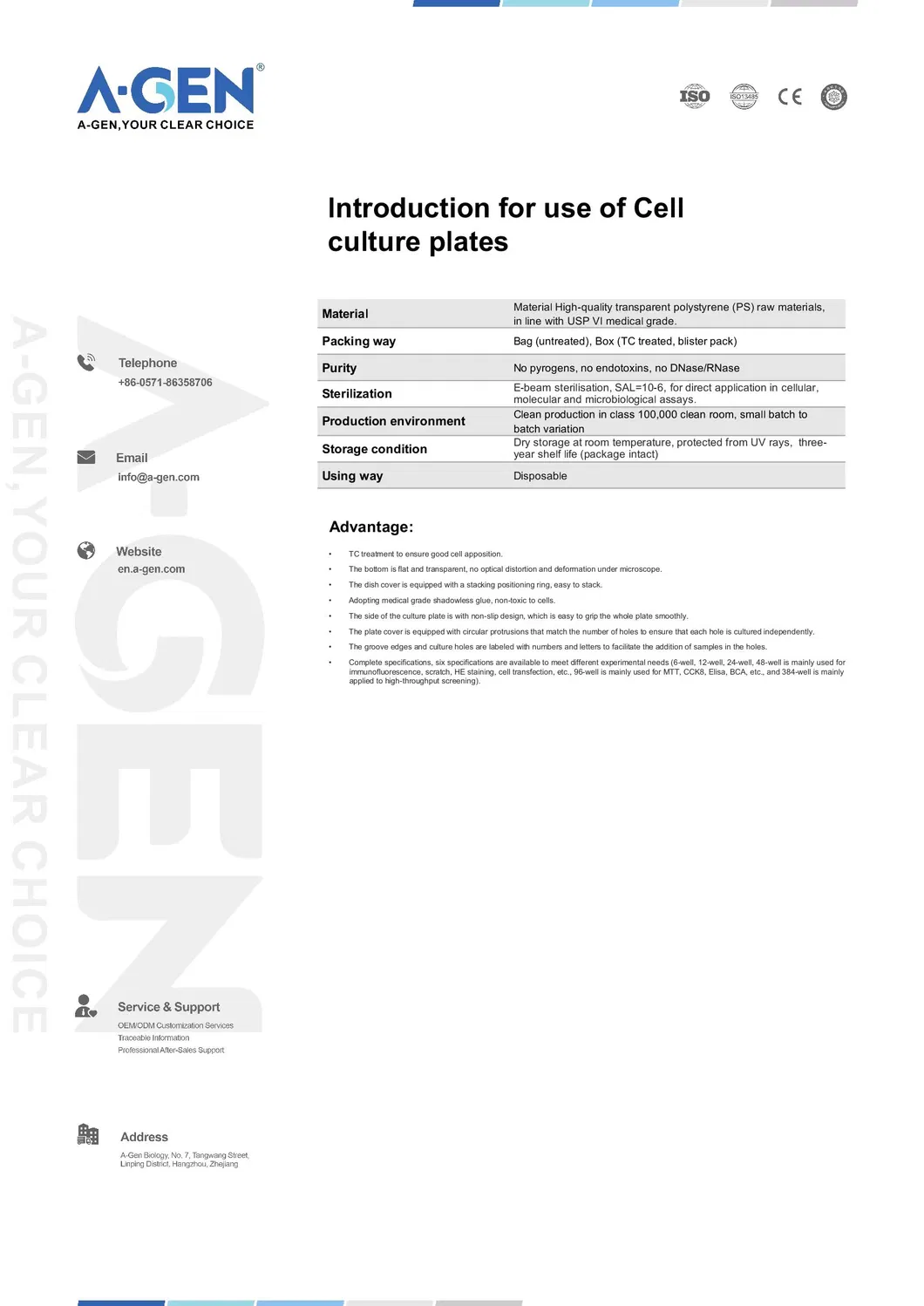 Cell Culture Plate Details