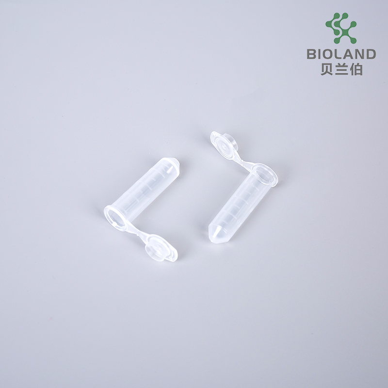 Bioland High Quality Microcentrifuge Tube Low Retention Sterile 1.5ml Natural Amber Laboratory Supplies