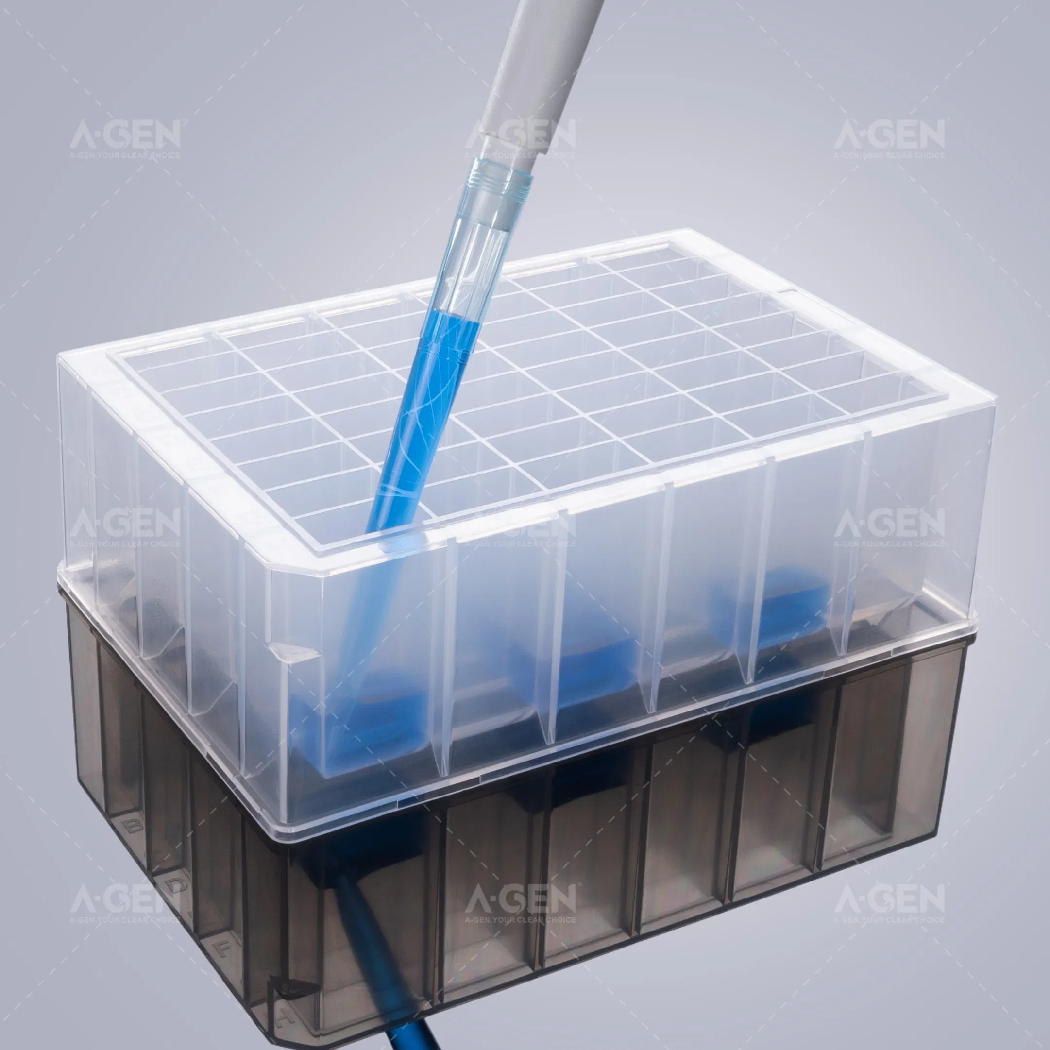 Medical Laboratory Consumables for U-Bottom 48 Square Well Deep Well Plate