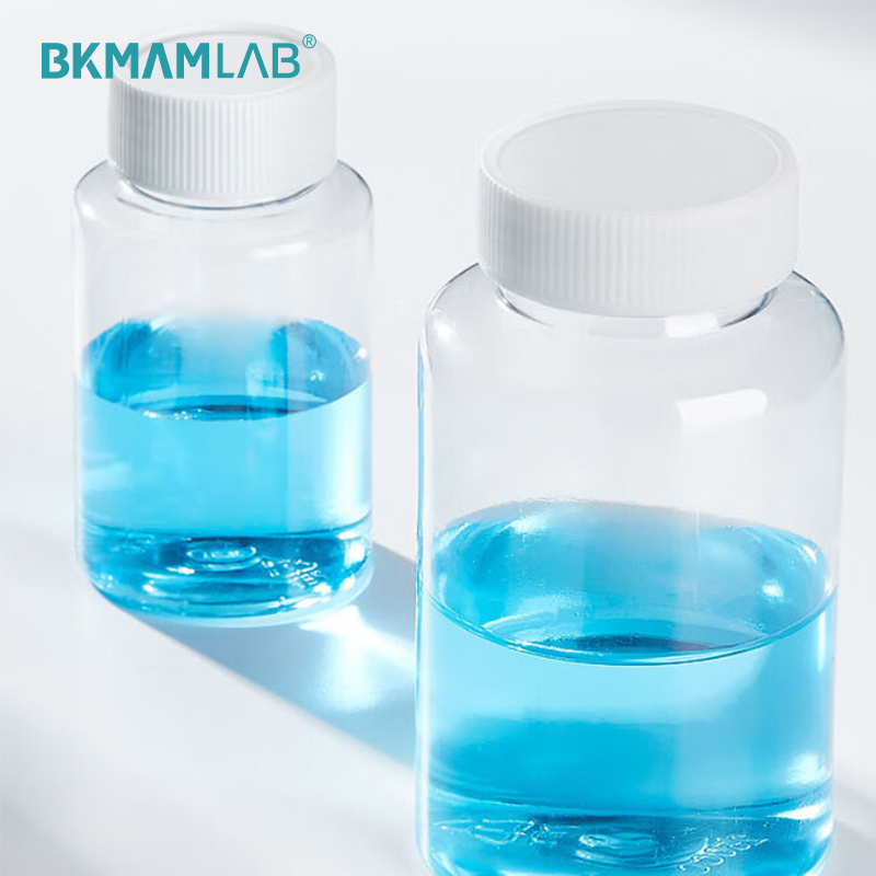 Plastic Laboratory Bottles Transparent Pet Reagent Bottles 100/250/500/1000ml