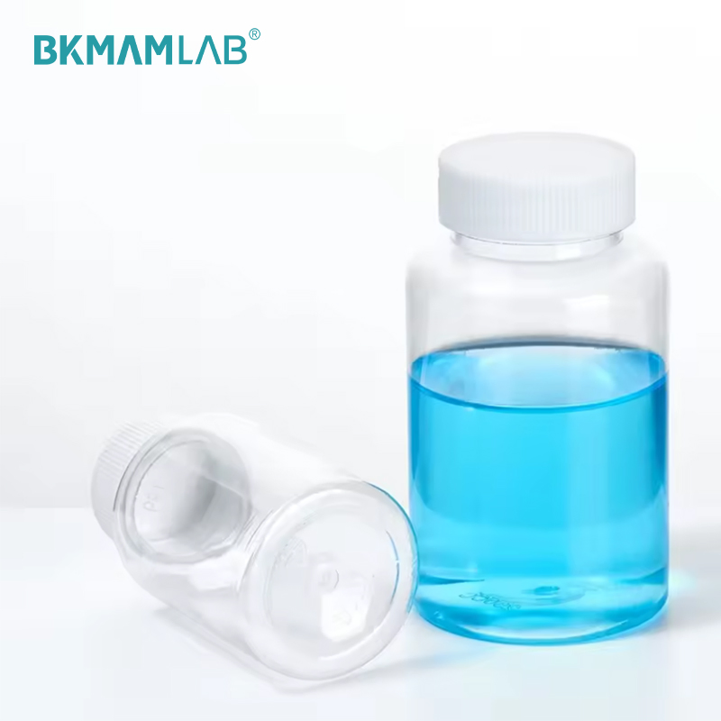 Plastic Laboratory Bottles Transparent Pet Reagent Bottles 100/250/500/1000ml