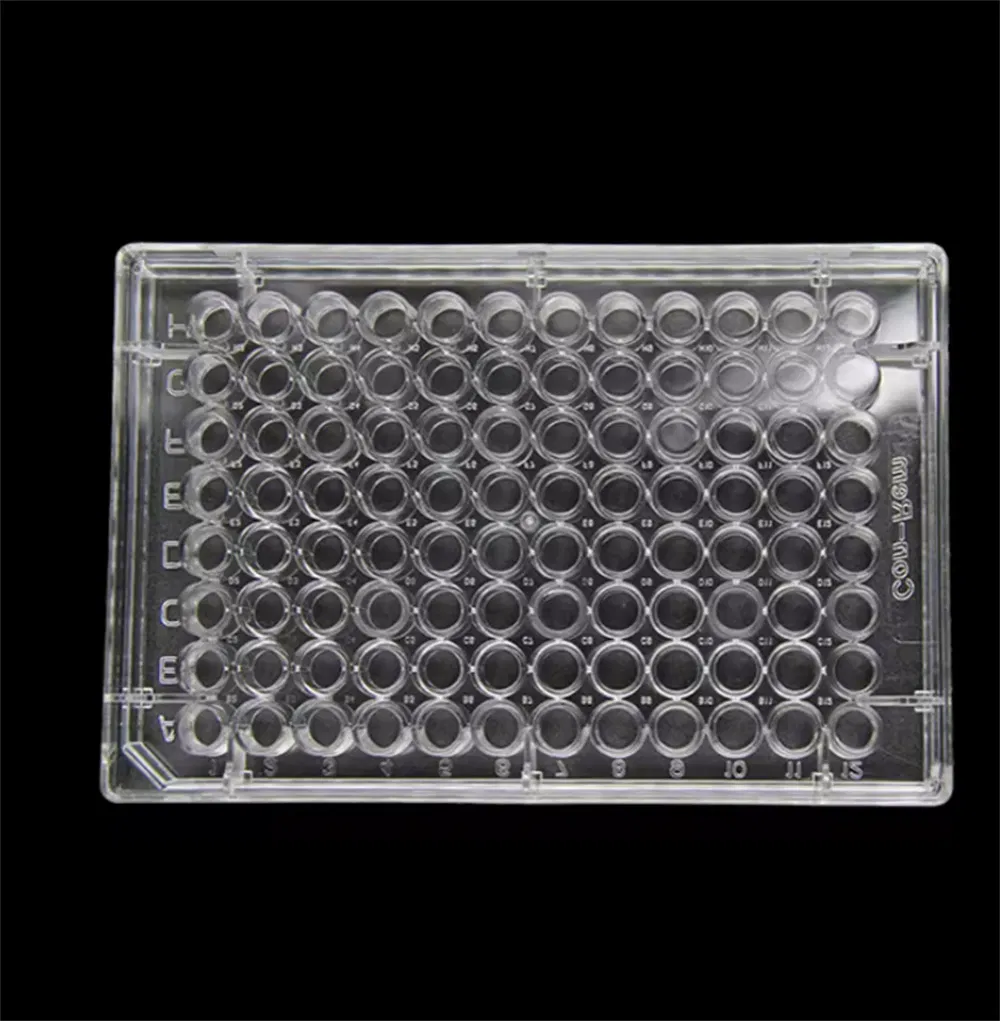 White Disposable Plates Sterile Tissue 96 Well Plate Flat Bottom Multi-Well Cell Culture Dish