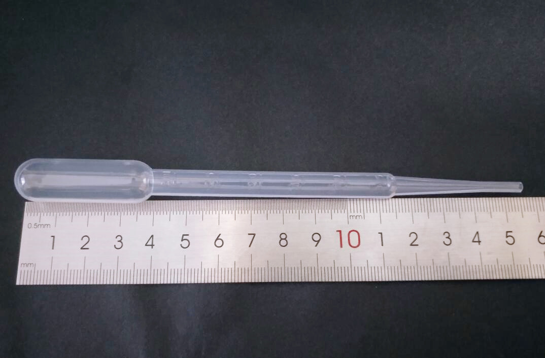 Gp-103155-A Laboratory 155mm Transparent Graduated Pasteur Pipette Dropper Plastic Transfer Pipette 3ml