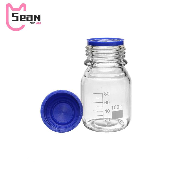 Lab Use Chemical Glass Reagent Bottle Thick-Walled Narrow Mouth