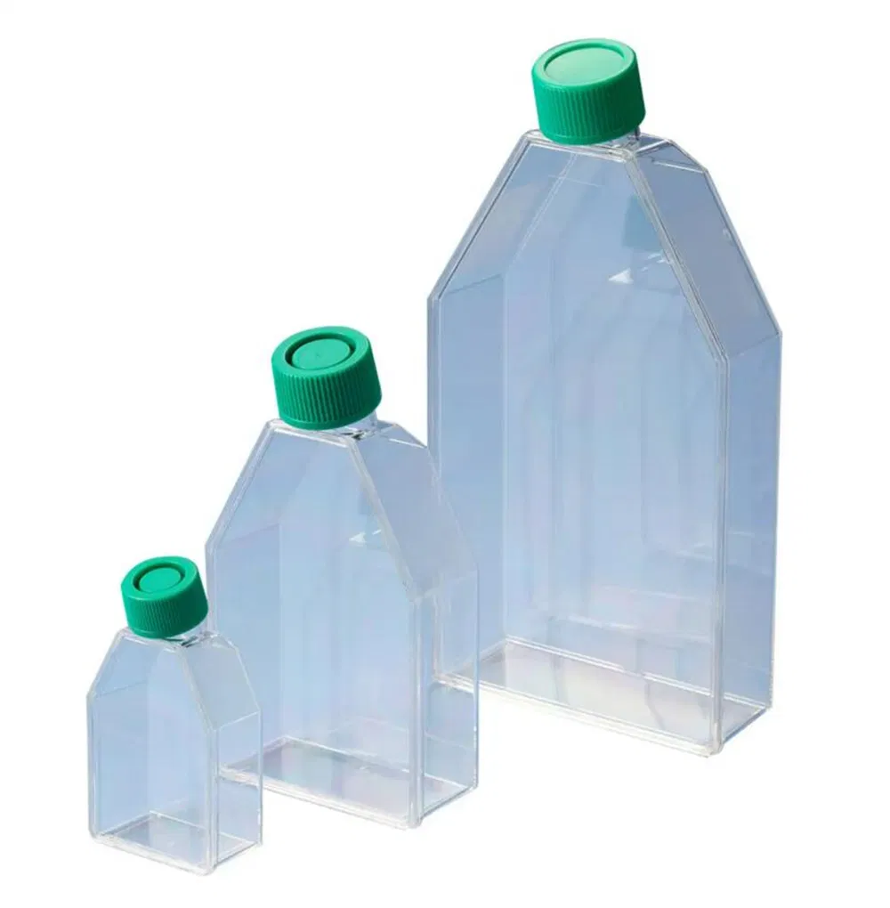 Sale 225cm2 Tc Vented Cell Culture Flask in Sterile Sealed Bag