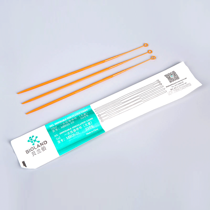 Bioland Laboratory Sampling Stick Plastic Loop Sterile Inoculating Needle 1UL 10UL Inoculation Loop