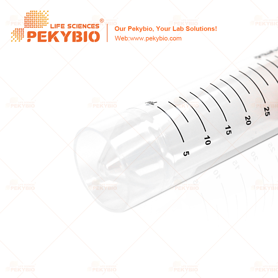 50ml Self-Standing Centrifuge Tube with Orange Cap for Science Applications