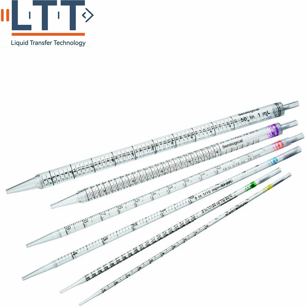 1ml 2ml 5ml 10ml 25ml 50ml Laboratory Use Sterilized Non Pyrogenic Serological Pipette