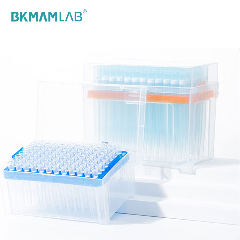 Transparent Yellow Blue Sing-Use Pipette Tip with Rack/Bag Packaging Filter Pipette Tip