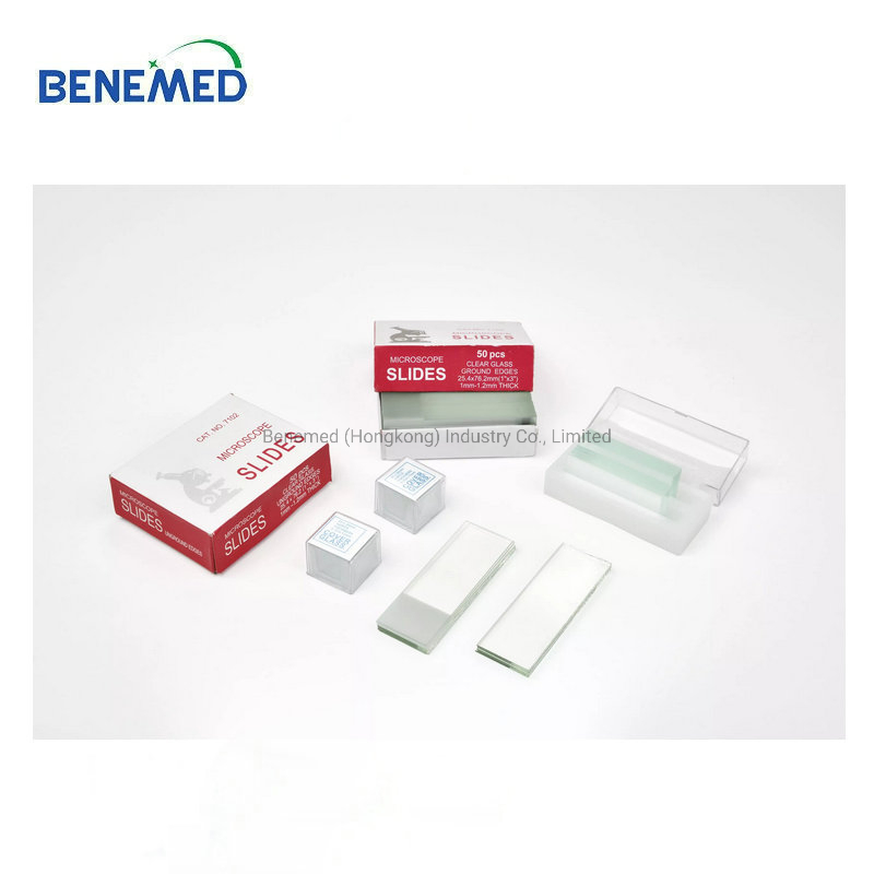 Disposable Medical Positive Charge Glass Prepared Microscope Slide 7102