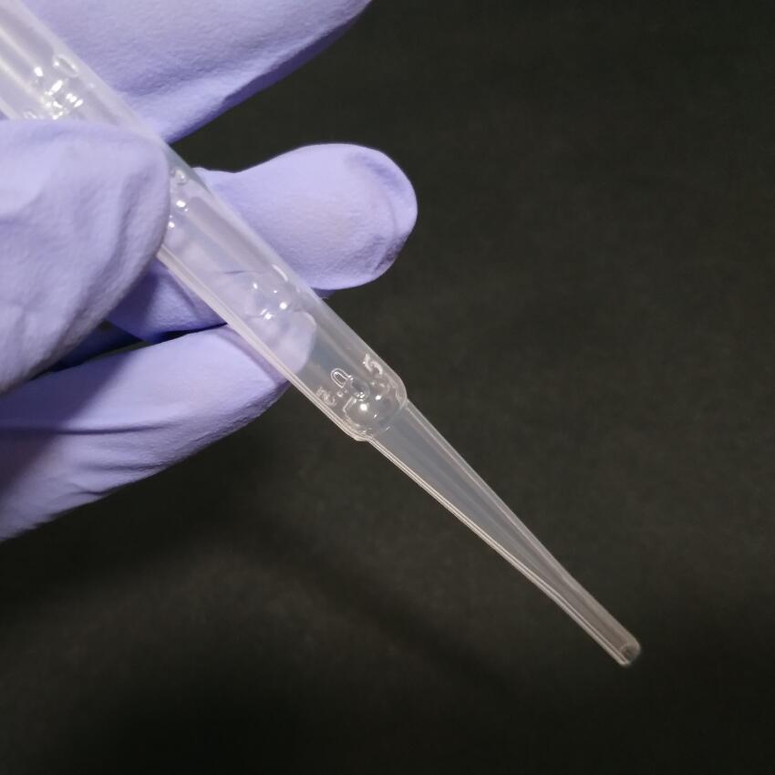 Gp-103155-A Laboratory 155mm Transparent Graduated Pasteur Pipette Dropper Plastic Transfer Pipette 3ml