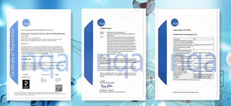 Certifications ISO CE