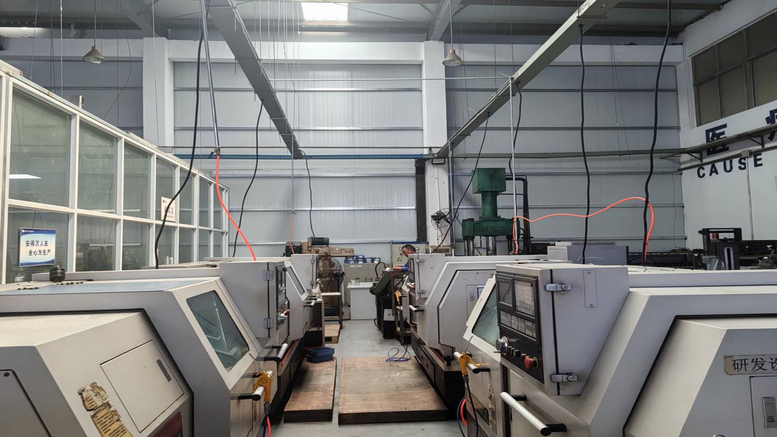 CNC lathe for turning and finishing orthopedic implant parts