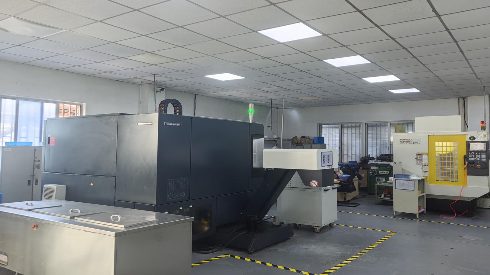 CNC machining center for high-precision orthopedic component manufacturing