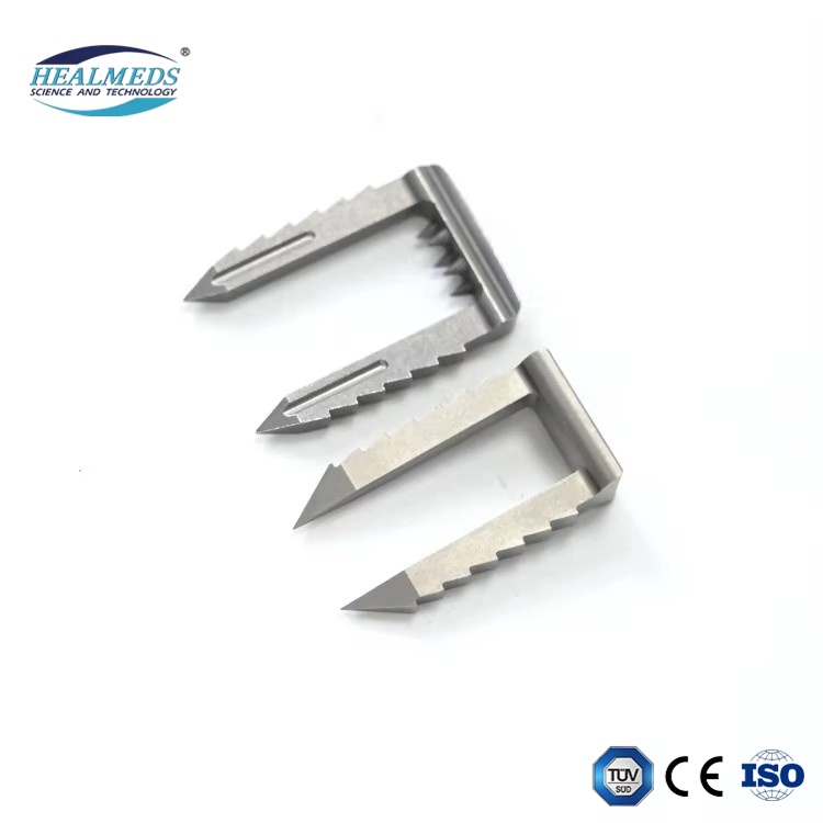 Sports Medicine Arthroscopy U Type Nail Implant, Titanium AlloyU-Nail Ligament Bone Staples
