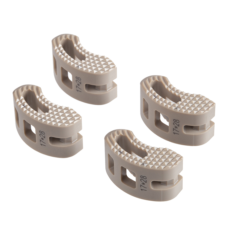 Geasure Lumber Interbody Fusion Cage TLIF Banana Cage YZRH-VI 6 Titanium Alloy