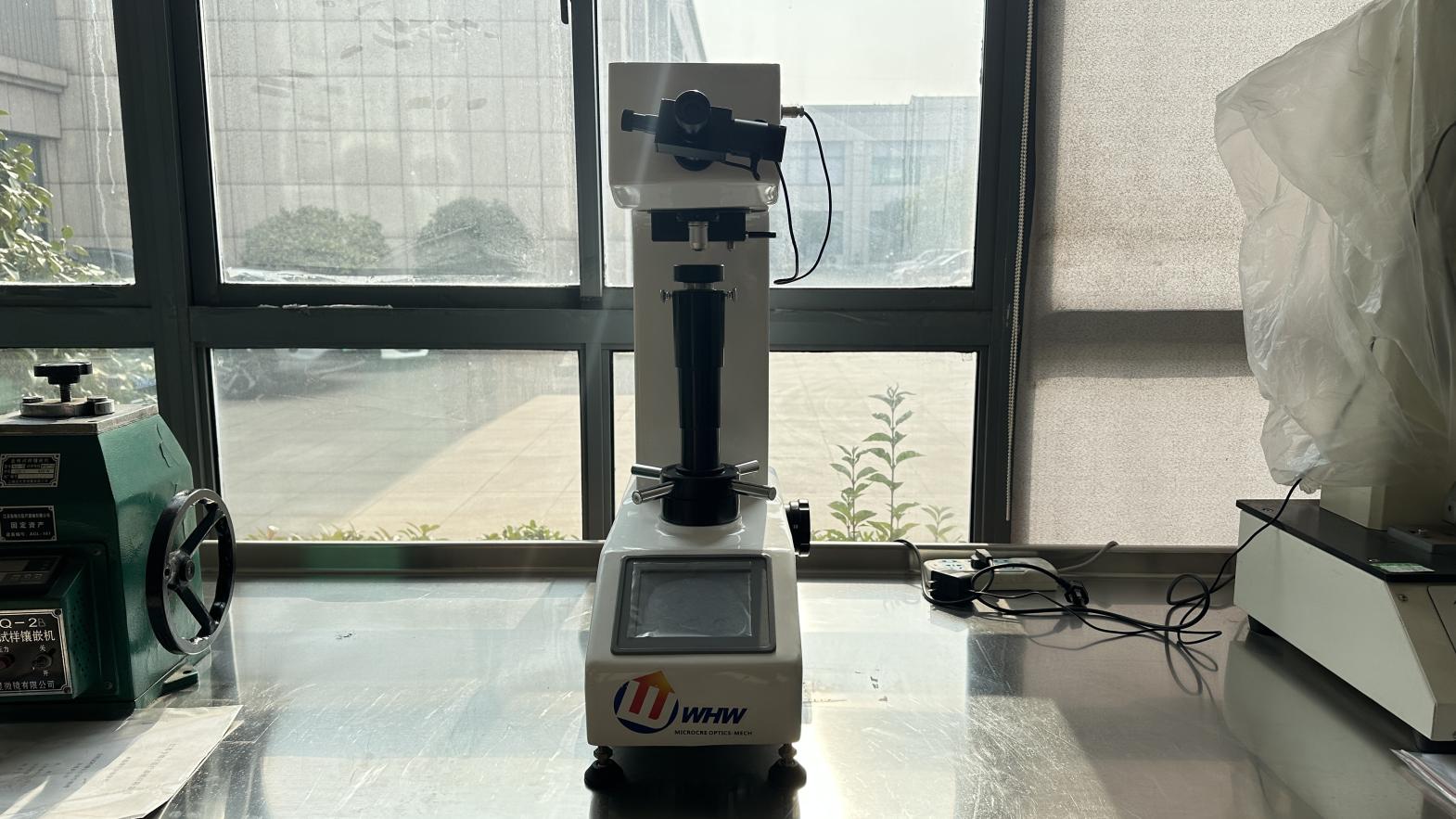 Hardness tester for orthopedic implant material verification