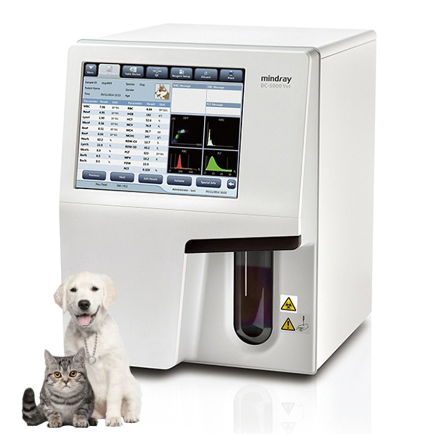 Mindray Bc-5000 Vet Veterinary Medical Equipment Blood Analyzer High Quality Vet Hematology Analyzer for Dog Cat