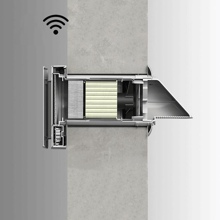 Wall Mounted Energy Recovery Ventilator Ventilator Erv