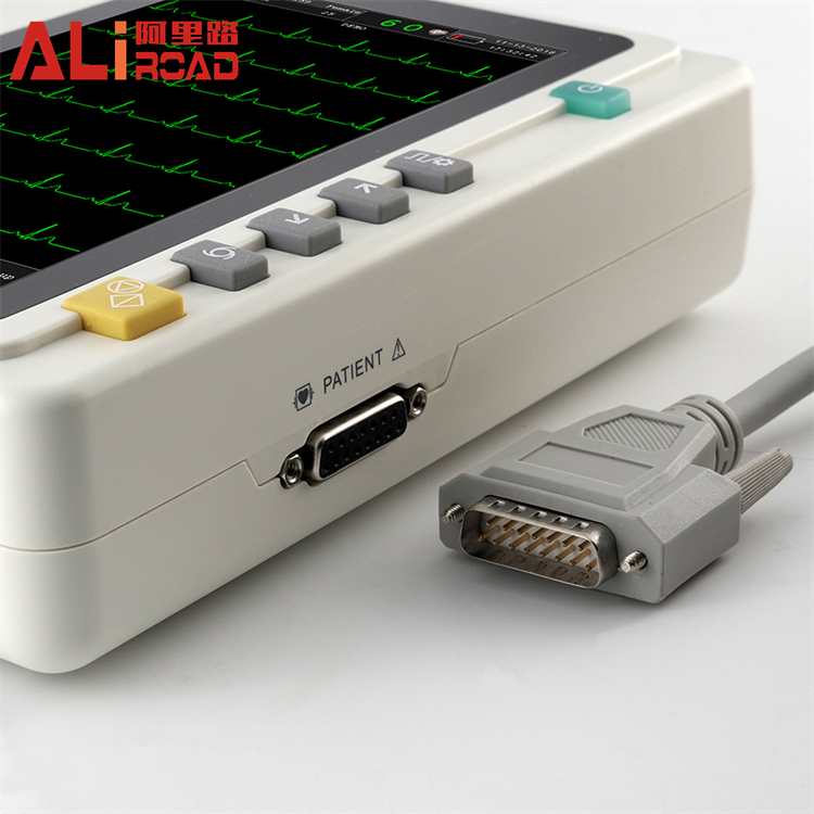 Portable 3 Channel ECG Machine 12 Lead Electrocardiograph Device ECG EKG Medical Equipment