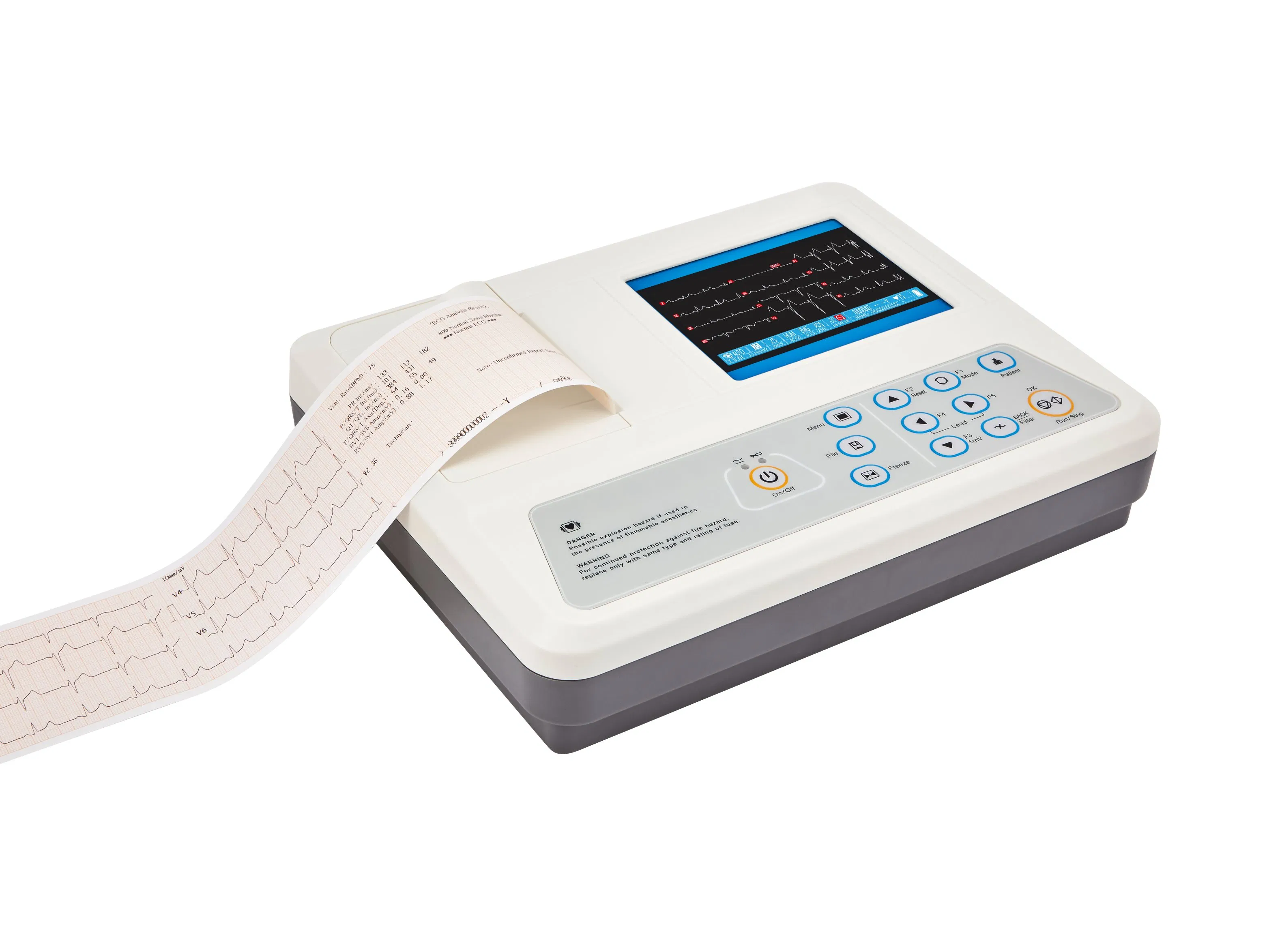 ECG Machine Portable Electrocardiograph for Hospital Clinic and Home Health Use