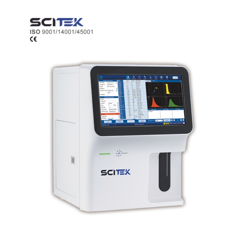 SCITEK 3 Part Auto Hematology Analyzer high-throughput testing large screen