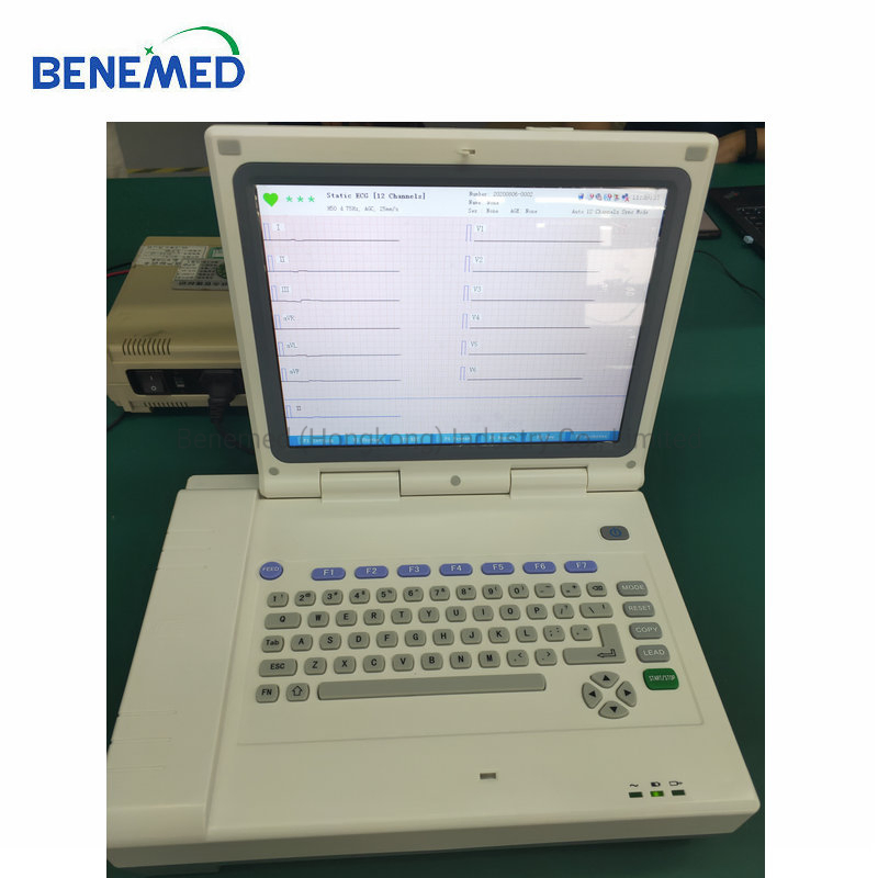 12 Inch Digital Hospital Electrocardiograph 12 Channel ECG Machine Bm-ECG12c
