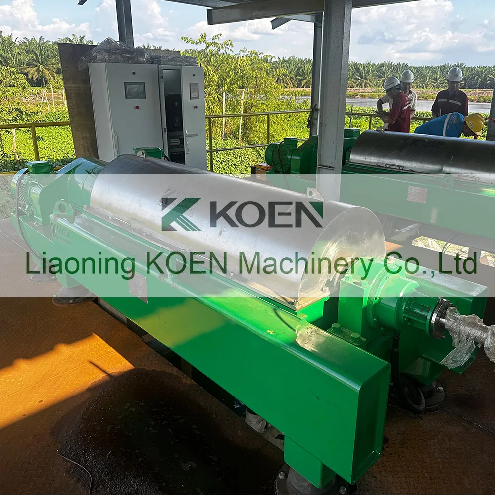 China Supplier 2 Phase Waste Water Treatment Industrial Horizontal Decanter Centrifuge